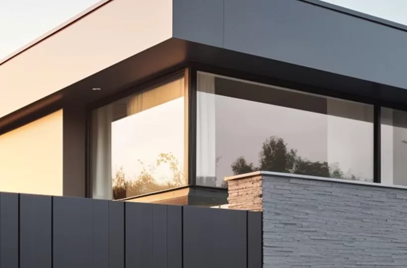 Simple and Elegant: Ideas for a Minimalist Home Front Boundary Wall Design  