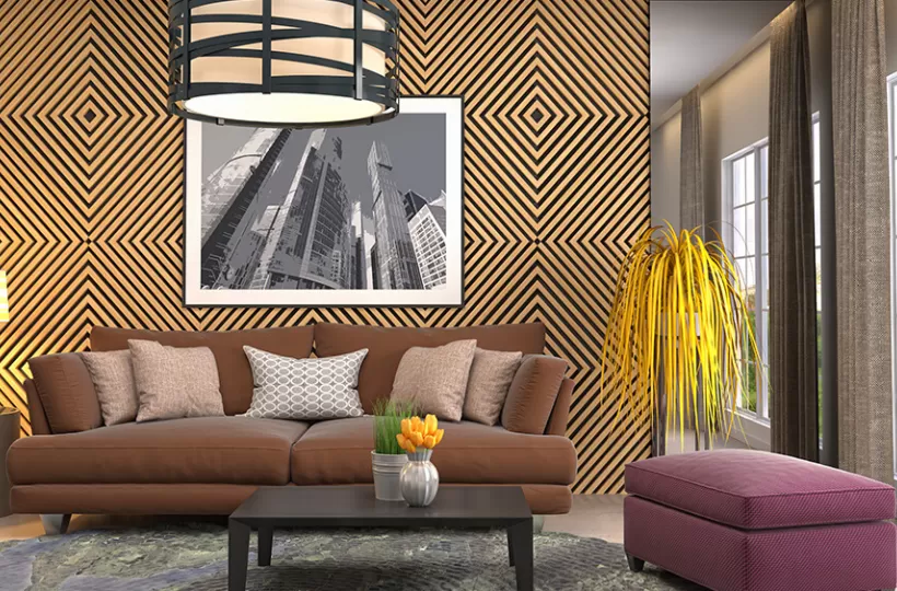 Stylish Wall Texture Design Ideas for Living Room Interiors